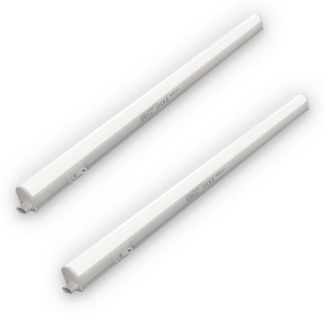 Briloner Leuchten LED Unterbauleuchte 2er Set LED Unterbauleuchte Küche, weiß, 2er Set LED Unterbauleuchte Küche 58,5 cm erweiterbar