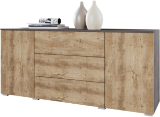 Kommode Bevrato 150 (Farbe: Matera / Kastanien Breslau)