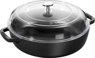 Staub Staub Gusseisen Bratpfanne mit Deckel 28 cm 405010360