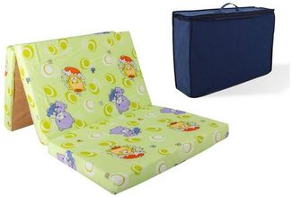 Reisebett-Matratzen Babymatratze Reisebett Klappmatratze Faltmatratze, KiNDERWELT, 6 cm hoch, (Set), 60x120 cm, 6 cm hoch