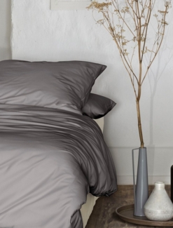 Irisette Bettwäsche Premium Satin Bettwäsche Paris, Mako-Satin, 3 teilig, hochwertige Uni Premium Bettwäsche mit Reißverschluss, 100% Baumwolle