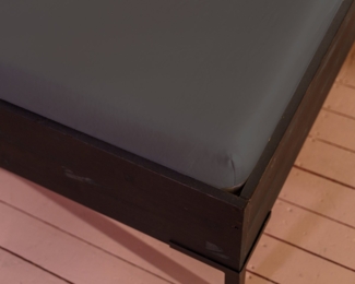 Kayori Spannbettlaken Shizu, Perkal, Gummizug: rundum, (1 Stück), Bio-Baumwolle