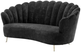 Casa Padrino Luxus Designer Sofa Schwarz - Limited Edition