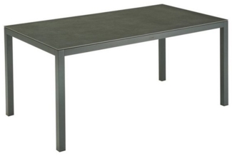 Liadomo Gartentisch Scalea (160 x 90 cm, wetterfeste Keramik-Tischplatte, kratzfest), Gestell Aluminium anthrazit