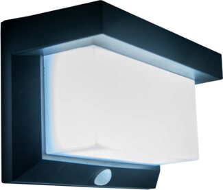 näve LED Solarleuchte Aurel, Bewegungsmelder, LED fest integriert, Kaltweiß, Dämmerungssensor, Bewegungsmelder, Timer, 4 - Funktionen