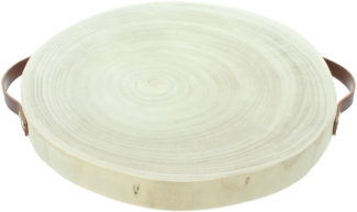 Holzscheibe "Tablett" Deko Dekoration Accessoire Arrangement Wohndekoration