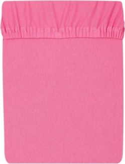 Spannbettlaken Jersey 70x140 Gummizug dunkel Rosa