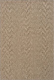 Dekorativer Antiallergischer Gewebter Teppich 80 x 150 cm Polypropylen - polyester Beige 88684559 [en. casa]