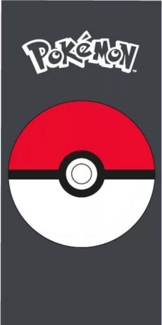 POKÉMON Badetuch Pokémon Pokeball Badetuch, Strandtuch 70x140cm 100% Baumwolle, 100% Baumwolle (1-St)