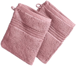 Erwin Müller Waschhandschuh Waschhandschuh "Konstanz" 2er-Pack, Frottier, Walk-Frottier Uni