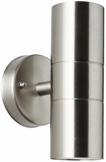 Brilliant LED-Außen-Wandleuchte Jandy GU10 18W Up- & Downlight dimmbar