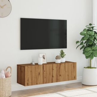 vidaXL TV-Wandschrank Artisan-Eiche 100x30x30 cm Holzwerkstoff 856019