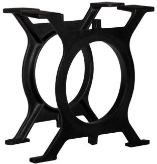 vidaXL Couchtisch-Beine 2 Stk. O-Gestell Gusseisen 245427