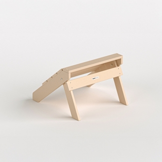 HOME DELUXE Hocker FAREA – Creme-Weiß