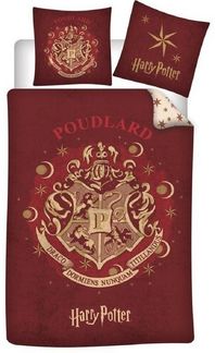 Harry Potter Bettwäsche-Set – 1x Deckenbezug 140x200 & 1x Kissenbezug 65x65 cm für Kinder