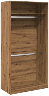 vidaXL Kleiderschrank Artisan-Eiche 100x50x200 cm Holzwerkstoff 3307809