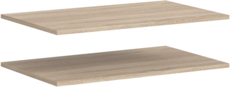 Zubehör Einlegeboden 2er Set (B/H/T: 78x2x48 cm) in Sonoma Eiche Nachbildung