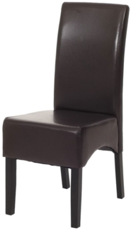 MCW Esszimmerstuhl Littau-KL (1er), Rutschfest durch Bodenschoner, Bequeme Polsterung, Hohe Rückenlehne