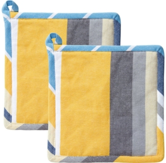 REDBEST Topflappen Topflappen 2er-Pack, Baumwolle Streifen