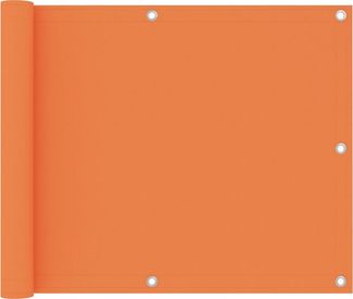vidaXL Balkon-Sichtschutz Orange 75x600 cm Oxford-Gewebe 135047