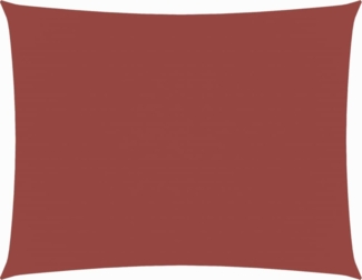 vidaXL Sonnensegel Oxford-Gewebe Rechteckig 2,5x4 m Terrakotta-Rot 135372