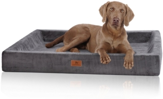 Knuffelwuff Tierbett Hundebett aus Cord Santiago, Orthopädisch