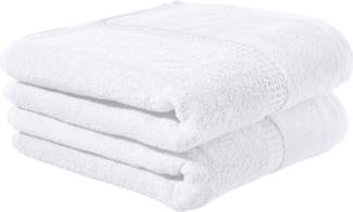 Erwin Müller Duschtuch Duschtuch "Mannheim" 2er-Pack, Velours-Frottier, Walk-Frottier Uni