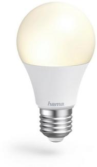 Hama WLAN LED Lampe E27 3er Set (Smart Home Lampe 8,5W Glühbirne, dimmbar, mehrfarbig RGBW, WIFI LED Lampe mit Sprachsteuerung und App, kompatibel mit Alexa, Google, Siri, Apple, kein Hub nötig)