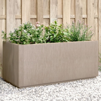 vidaXL Pflanzkübel Hellbraun 80x36x35 cm PP 368778