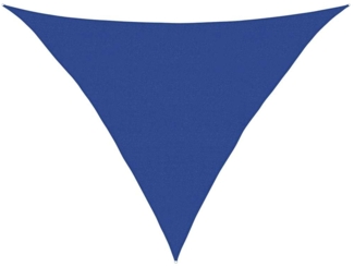 vidaXL Sonnensegel 160 g/m² Dreieckig Blau 5x5x6 m HDPE 311540