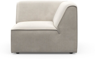 RAUM. ID Sofa-Eckelement Merid, Sofaelement, Maße B/T/H: 97/97/46 cm, als Modul oder separat verwendbar, für individuelle Zusammenstellung