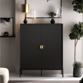 Lookway Kommode DALIA 2D mit Riffel-Front, Breite: 104 cm