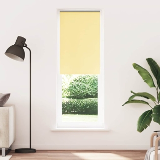 vidaXL Verdunkelungsrollo Gelb 70x230 cm Stoffbreite 65,7 cm Polyester 4012110