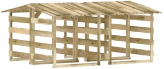 vidaXL Pergolen mit Dach 4 Stk. 100x90x100 cm Kiefernholz Imprägniert 3096646