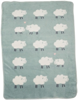 Babydecke Mila 'Schafe' 75 x 100 cm, DAVID FUSSENEGGER