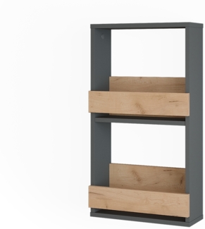 Weinglasregal Repose Goldkraft Eiche/Anthrazit 40 x 72 cm Vicco