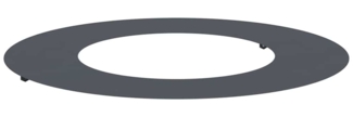 vidaXL geeignet für flache Baumringe Anthrazit Ø40 / 70 cm Stahl 873680