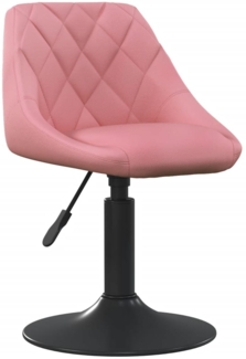 vidaXL Barhocker Rosa Samt