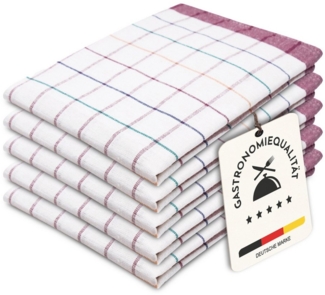 ZOLLNER Geschirrtuch, (Spar-Set, 5-tlg), 50 x 70 cm, 100% Baumwolle, vom Hotelwäschespezialisten