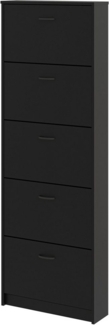 FMD Schuhschrank Step 5 Schuhkipper mit 5 Schuhklappen, Höhe 168,5 cm, Tiefe 17 cm