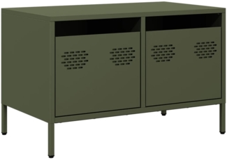 vidaXL TV-Schrank Olivgrün 68x39x43,5 cm Kaltgewalzter Stahl 851236