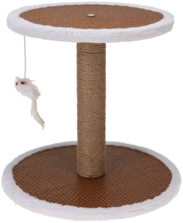 Pets Collection Kratzbaum auf Ständer mit Spielmaus 35 x 35 x 33 cm 441907
