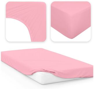 Jacobson Spannbettlaken BOXSPRING & ÜBERLÄNGE aus 100% Baumwolle, für hohe & lange Matratzen, Jersey Bettlaken 160 g/m², OEKO-TEX®