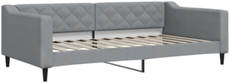 vidaXL Tagesbett Hellgrau 100x200 cm Stoff 354166