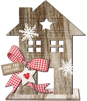 Paperproducts Design Dekofigur Haus groß Country Xmas