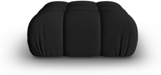 Micadoni Hocker Bellis 3D-Stoff Schwarz