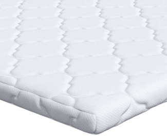 vidaXL Matratzenpads Weiß 100 x 200 cm PU-Schaum 4106394