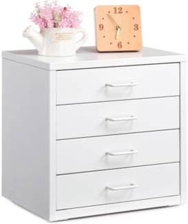 Schreibtisch-Aktenschrank 4 Schubladen Organizer A4 Metall-Home-Office