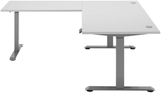 Winkelschreibtisch Pronto / Ben 10 , Weiß , 180 x 0 x 77 cm