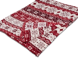 Wohndecke Weihnachten, formano, Mehrfarbig L:200cm B:150cm Microfaser